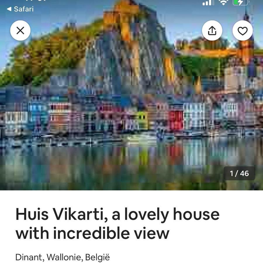 Huis Vikarti, A Lovely House With Incredible View Villa Dinant Exterior photo